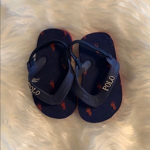 Baby Ralph Lauren flip flops